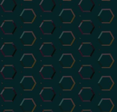 Geometrik süslemeli vektör deseni. Kusursuz tasarım dokusu. 