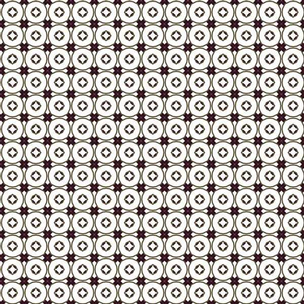 Naadloos Patroon Met Zwart Wit Geometrische Vormen — Stockvector