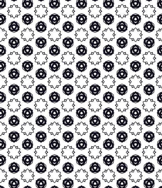 Geometrik süslemeli vektör deseni. Kusursuz tasarım dokusu. 