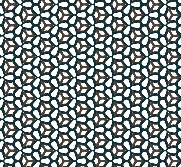 Geometrisches Ornamentales Vektormuster Nahtlose Design Textur — Stockvektor