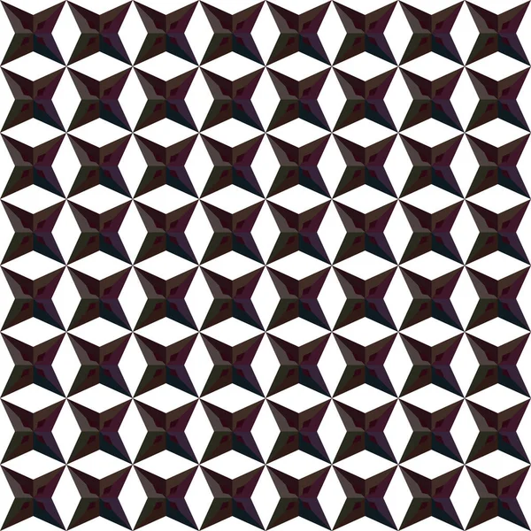 Geometric Ornamental Vector Pattern Seamless Design Texture — Stock Vector