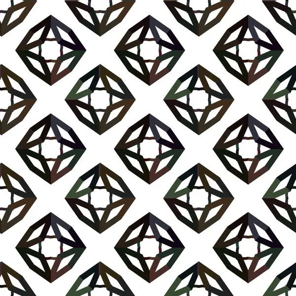 Patrón Vectorial Ornamental Geométrico Abstracto Textura Diseño Sin Costuras — Archivo Imágenes Vectoriales