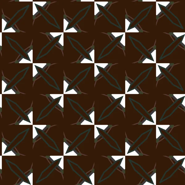 Padrão Vetorial Ornamental Geométrico Abstrato Textura Design Sem Costura — Vetor de Stock