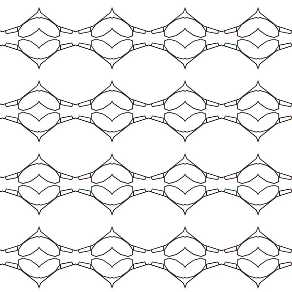 Padrão Vetorial Ornamental Geométrico Textura Design Sem Costura — Vetor de Stock