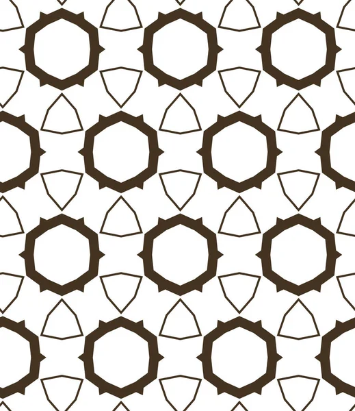 Geometrisches Ornamentales Vektormuster Nahtlose Design Textur — Stockvektor