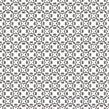 Siyah ve beyaz çiçekli kusursuz desen