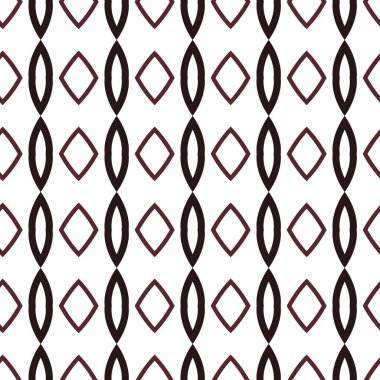 Geometrik süslemeli vektör deseni. Kusursuz tasarım dokusu. 