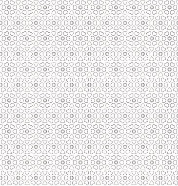 Geometrik süslemeli kusursuz desen. vektör illüstrasyonu