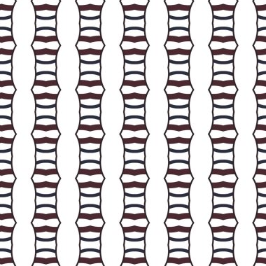 Geometrik süslemeli vektör deseni. Kusursuz tasarım dokusu.