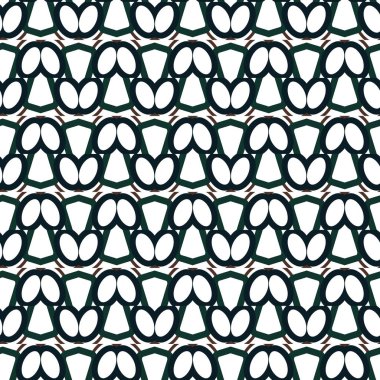 Soyut geometrik süslemeli vektör deseni. Kusursuz tasarım dokusu.