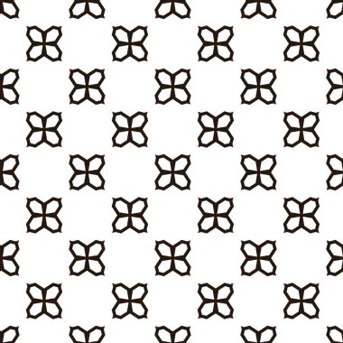 Geometrik süslemeli vektör deseni. Kusursuz tasarım dokusu.