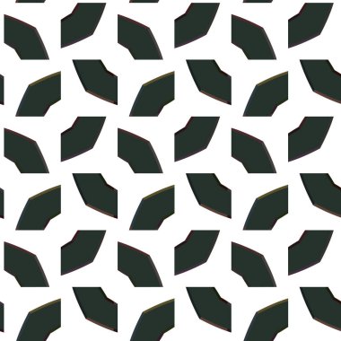 Geometrik süslemeli vektör deseni. Kusursuz tasarım dokusu. 