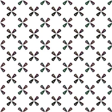 Geometrik süslemeli vektör deseni. Kusursuz tasarım dokusu.