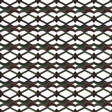 Modern geometrik vektör tasarımı, kusursuz desen çizimi