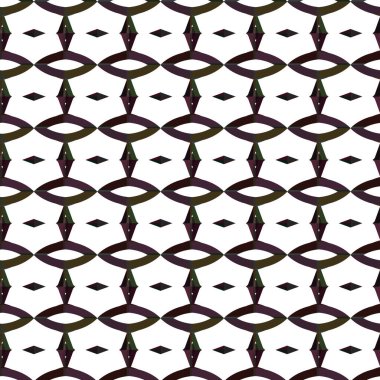 Modern geometrik vektör tasarımı, kusursuz desen çizimi