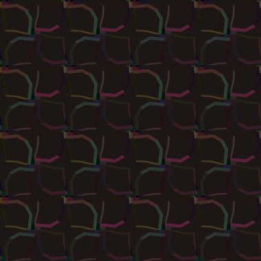 Modern geometrik vektör tasarımı, kusursuz desen çizimi