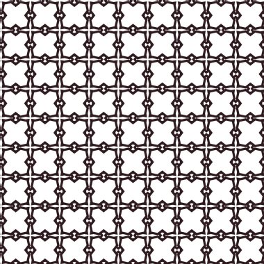 Geometrik süslemeli vektör deseni. Kusursuz tasarım dokusu. 