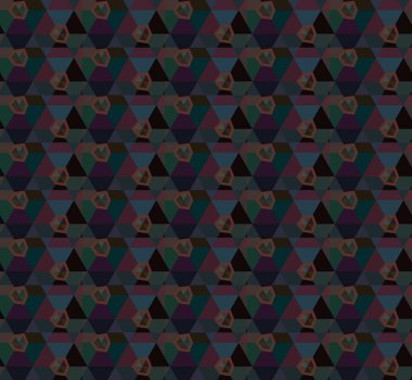 Geometrik süslemeli vektör deseni. Kusursuz tasarım dokusu.