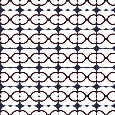 Geometrik süslemeli vektör deseni. Kusursuz tasarım dokusu.