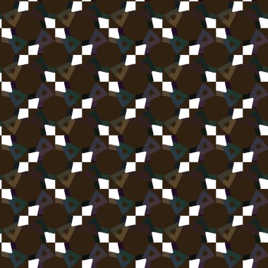 Geometrik süslemeli kusursuz desen. vektör illüstrasyonu