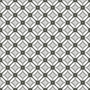 Geometrik süslemeli vektör deseni. Kusursuz tasarım dokusu. 