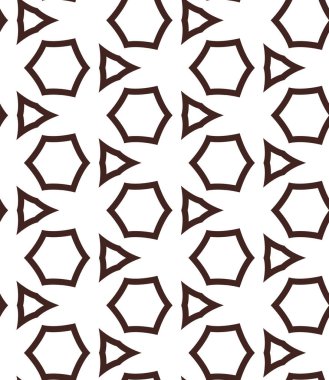 Geometrik süslemeli kusursuz desen. vektör illüstrasyonu