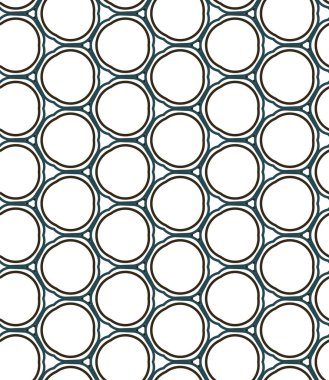 Modern geometrik vektör tasarımı, kusursuz desen çizimi