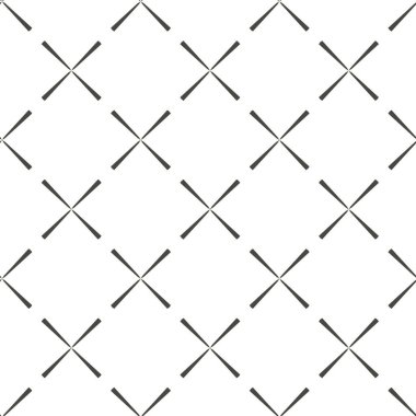 Geometrik süslemeli vektör deseni. Kusursuz tasarım dokusu.
