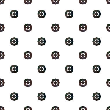 Geometrik süslemeli kusursuz desen. vektör illüstrasyonu