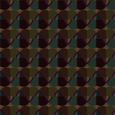 Geometrik süslemeli vektör deseni. Kusursuz tasarım dokusu. 