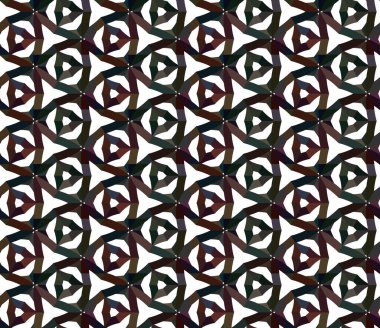 Geometrik süslemeli vektör deseni. Kusursuz tasarım dokusu. 
