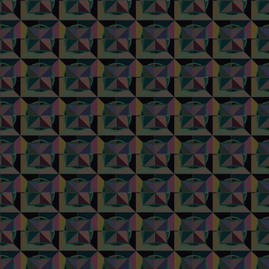 Geometrik süslemeli kusursuz desen. vektör illüstrasyonu