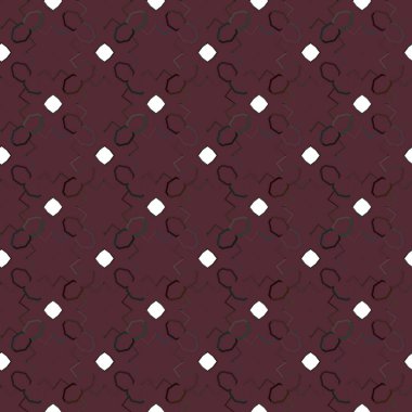 Geometrik süslemeli vektör deseni. Kusursuz tasarım dokusu 