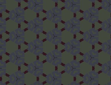 Geometrik süslemeli vektör deseni. Kusursuz tasarım dokusu. 