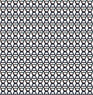 Modern geometrik vektör tasarımı, kusursuz desen çizimi