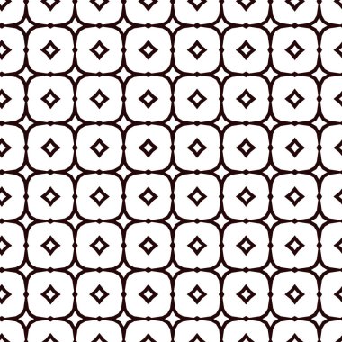 Geometrik süslemeli vektör deseni. Kusursuz tasarım dokusu.