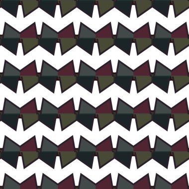 Geometrik şekilli soyut ve kusursuz desen.