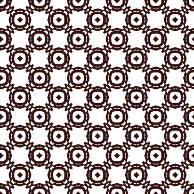 Geometrik süslemeli vektör deseni. Kusursuz tasarım dokusu.