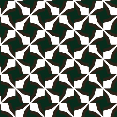 Modern geometrik vektör tasarımı, kusursuz desen çizimi