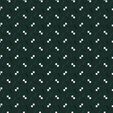 Geometrik süslemeli vektör deseni. Kusursuz tasarım dokusu.