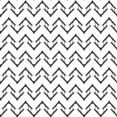 Geometrik süslemeli vektör deseni. Kusursuz tasarım dokusu.