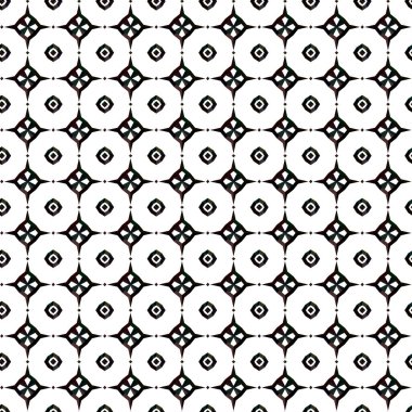 Modern geometrik vektör tasarımı, kusursuz desen çizimi