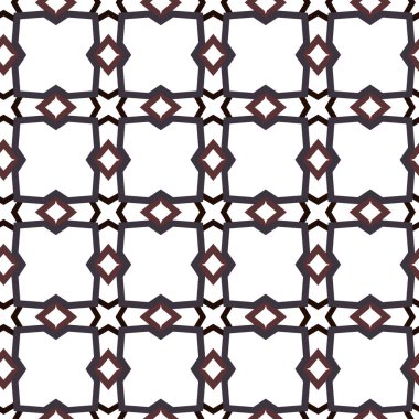 Geometrik süslemeli vektör deseni. Kusursuz tasarım dokusu.