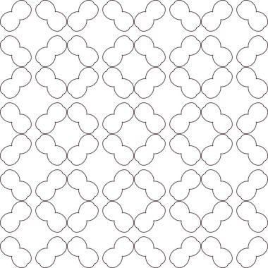 Geometrik süslemeli vektör deseni. Kusursuz tasarım dokusu.