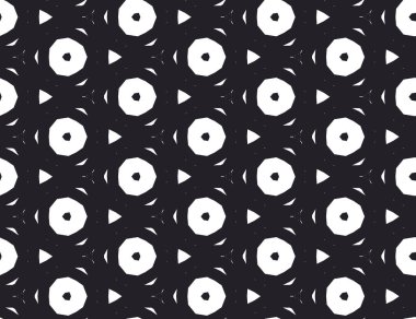 Geometrik süslemeli vektör deseni. Kusursuz tasarım dokusu. 