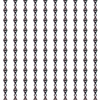 Geometrik süslemeli vektör deseni. Kusursuz tasarım dokusu.