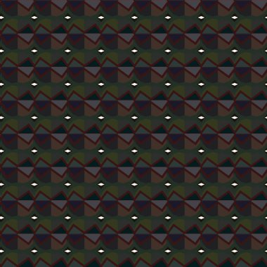 Geometrik süslemeli kusursuz desen. vektör illüstrasyonu