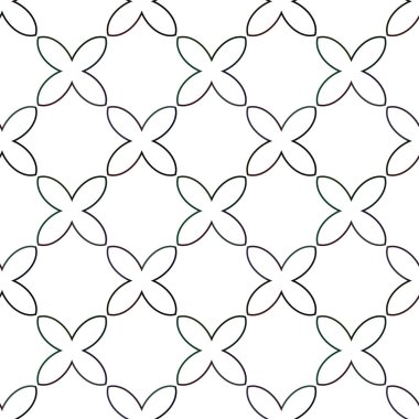 Modern geometrik vektör tasarımı, kusursuz desen çizimi