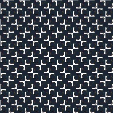 Modern geometrik vektör tasarımı, kusursuz desen çizimi