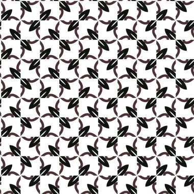 Modern geometrik vektör tasarımı, kusursuz desen çizimi